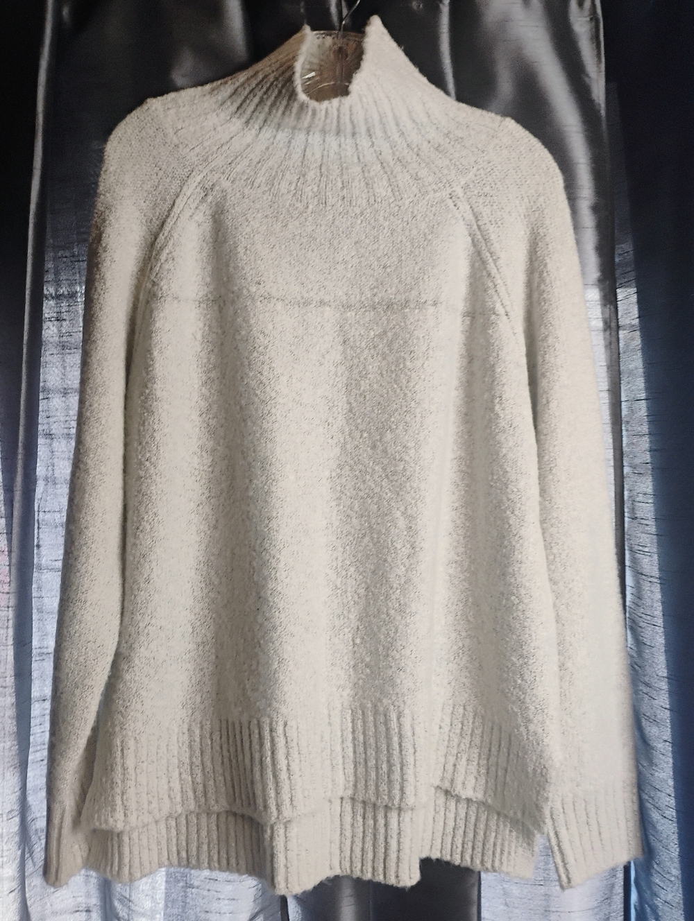 Gilli Gray Funnel Neck Sweater